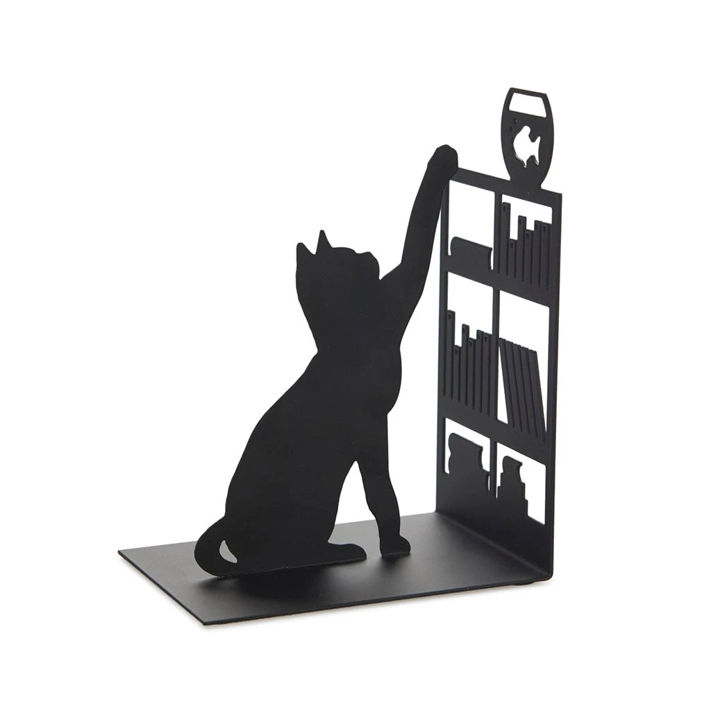 Balvi Fishing Cat Bookend 3 Balvi Fishing Cat Bookend - Image 3