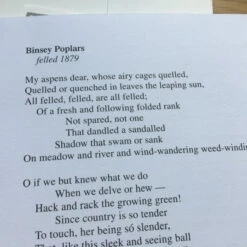 Central Poetry Instead Of A Card - Ten Poems About Trees -Literary Gift Shop 908A65F8 15DF 4DEB 8263 51193EC92766