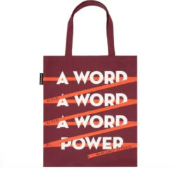 Out Of Print A Word Is Power Margaret Atwood Tote Bag