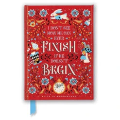 Flame Tree Publishing Alice In Wonderand Foiled Journal