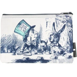 Out Of Print Zipped Pouch - Alice In Wonderland