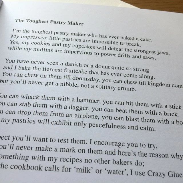 Central Poetry Instead Of A Card - Ten Poems About Baking 5 Central Poetry Instead Of A Card - Ten Poems About Baking - Image 5