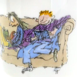 McLaggan Quentin Blake 'Book Lover' Mug -Literary Gift Shop BOOK LOVER Blake MUG D