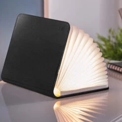 Gingko Book Light - Mini -Literary Gift Shop BookLightMiniblackleather
