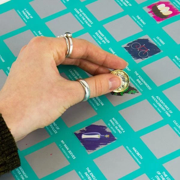 Gift Republic 100 Books Scratch Off Bucket List Poster 5 Gift Republic 100 Books Scratch Off Bucket List Poster - Image 5