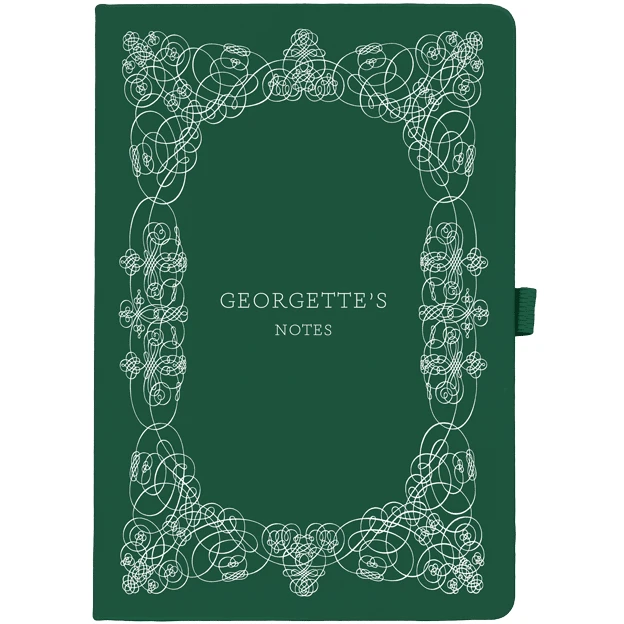 Personalised Personalised Notebook - Name & Decorated Border 10 Personalised Personalised Notebook - Name & Decorated Border - Image 10