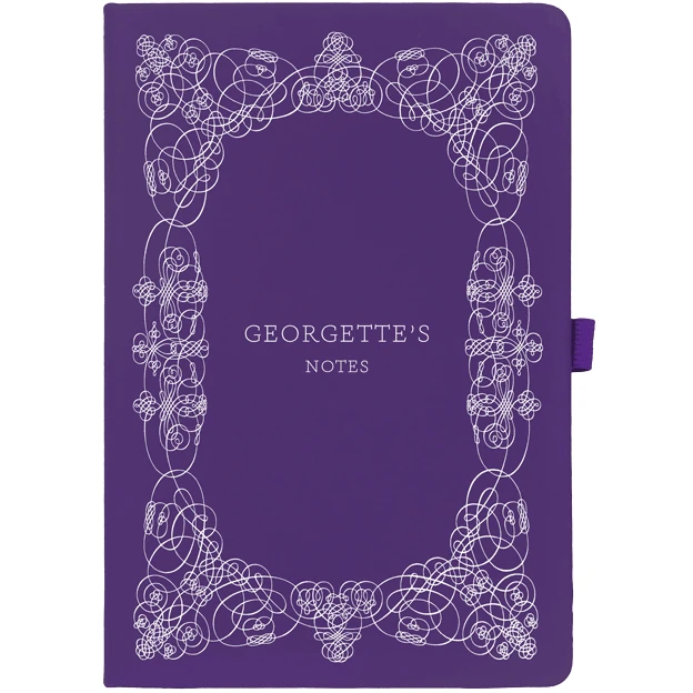 Personalised Personalised Notebook - Name & Decorated Border 6 Personalised Personalised Notebook - Name & Decorated Border - Image 6