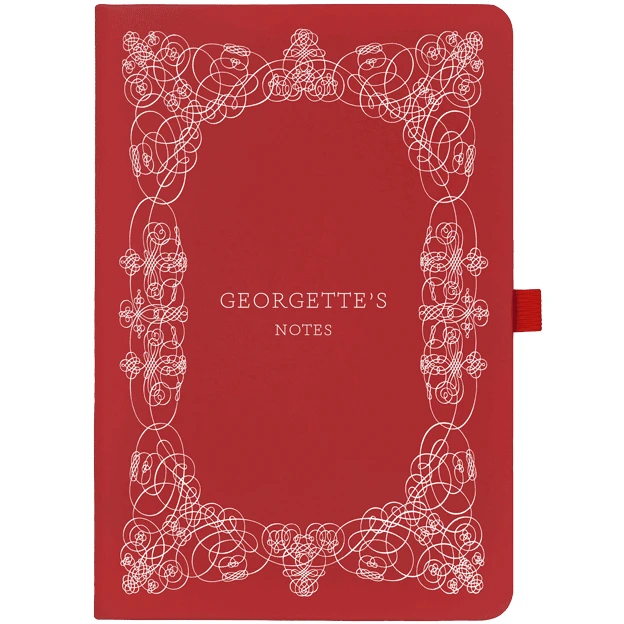 Personalised Personalised Notebook - Name & Decorated Border 7 Personalised Personalised Notebook - Name & Decorated Border - Image 7