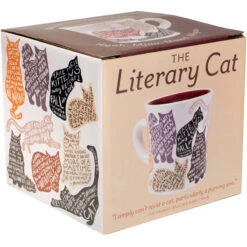 UPG Literary Cat Mug 7 UPG Literary Cat Mug -Literary Gift Shop Cat mug box 5375