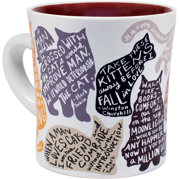 UPG Literary Cat Mug 2 UPG Literary Cat Mug - Image 2