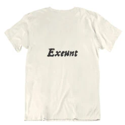 TLGC Epson Enter ... Exeunt First Folio T-shirt - Parchment - Choice Of Shapes/Styles 7 TLGC Epson Enter ... Exeunt First Folio T-shirt - Parchment - Choice Of Shapes/Styles -Literary Gift Shop Enter ExeuntUnisexManuBACK