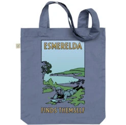 Personalised Personalised Book Cover Tote - Finding Yourself -Literary Gift Shop FindingOneselfDenim