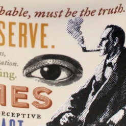 UPG Sherlock Holmes Mug 6 UPG Sherlock Holmes Mug -Literary Gift Shop Holmes mug detail