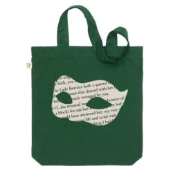 TLGC Epson Much Ado About Nothing Tote Bag 5 TLGC Epson Much Ado About Nothing Tote Bag -Literary Gift Shop MuchAdoBottleGreen