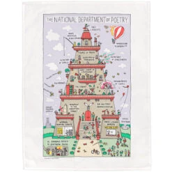 TLGC Epson National Department Of Poetry - Grant Snider Tea Towel