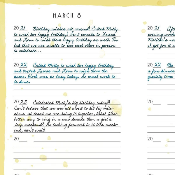 Macmillan Rainbow One Line A Day Journal 2 Macmillan Rainbow One Line A Day Journal - Image 2