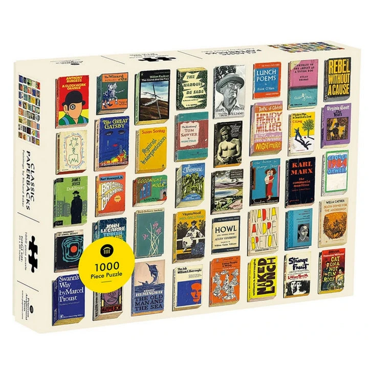 Macmillan Classic Paperbacks 1000-Piece Jigsaw Puzzle 1 Macmillan Classic Paperbacks 1000-Piece Jigsaw Puzzle
