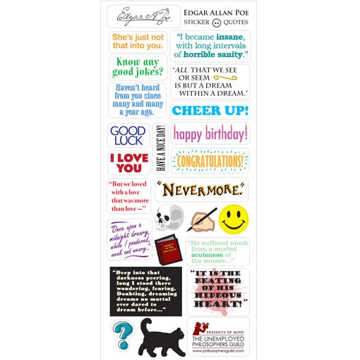 UPG Edgar Allan Poe Shaped Card 3 UPG Edgar Allan Poe Shaped Card - Image 3