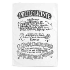 TLGC Epson Poetic Licence Tea Towel