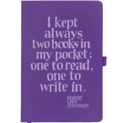 TLGC Mimaki Robert Louis Stevenson Writerly Quote Notebook