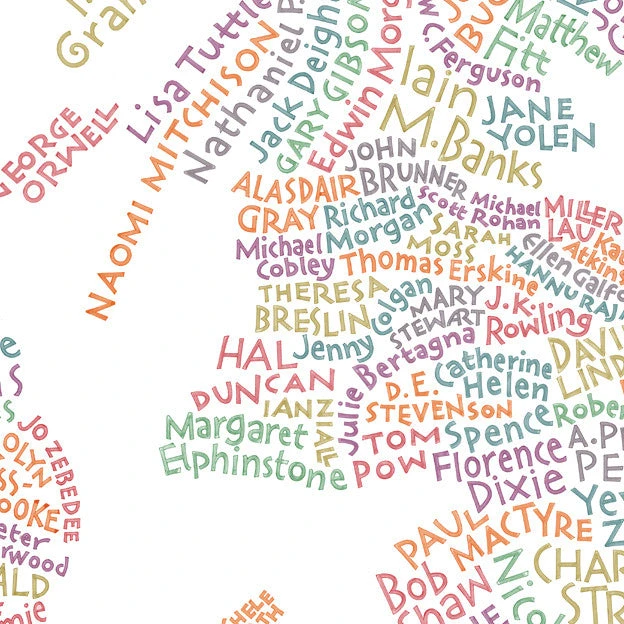 Bookish Science Fiction And Fantasy Literary Map 3 Bookish Science Fiction And Fantasy Literary Map - Image 3