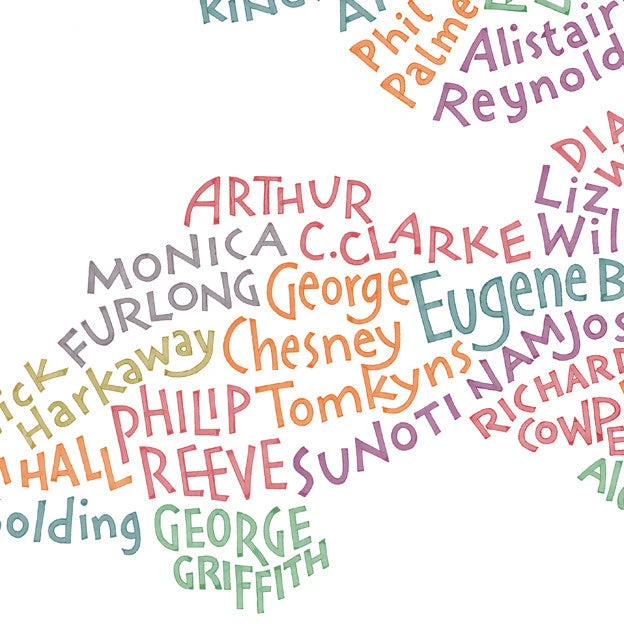 Bookish Science Fiction And Fantasy Literary Map 2 Bookish Science Fiction And Fantasy Literary Map - Image 2