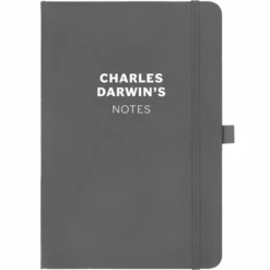 Personalised Personalised Notebook - Sans Serif Font 17 Personalised Personalised Notebook - Sans Serif Font -Literary Gift Shop Sans Serif Grey Charles Darwin