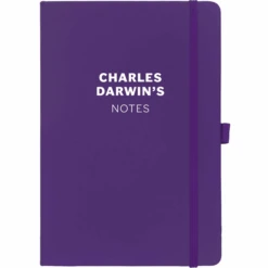 Personalised Personalised Notebook - Sans Serif Font 19 Personalised Personalised Notebook - Sans Serif Font -Literary Gift Shop Sans Serif Purple Charles Darwin