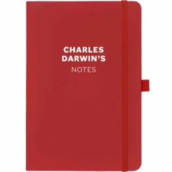 Personalised Personalised Notebook - Sans Serif Font 20 Personalised Personalised Notebook - Sans Serif Font -Literary Gift Shop Sans Serif Red Charles Darwin