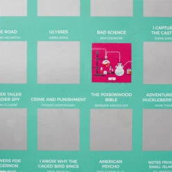 Gift Republic 100 Books Scratch Off Bucket List Poster 8 Gift Republic 100 Books Scratch Off Bucket List Poster -Literary Gift Shop Scratch poster books rollover2