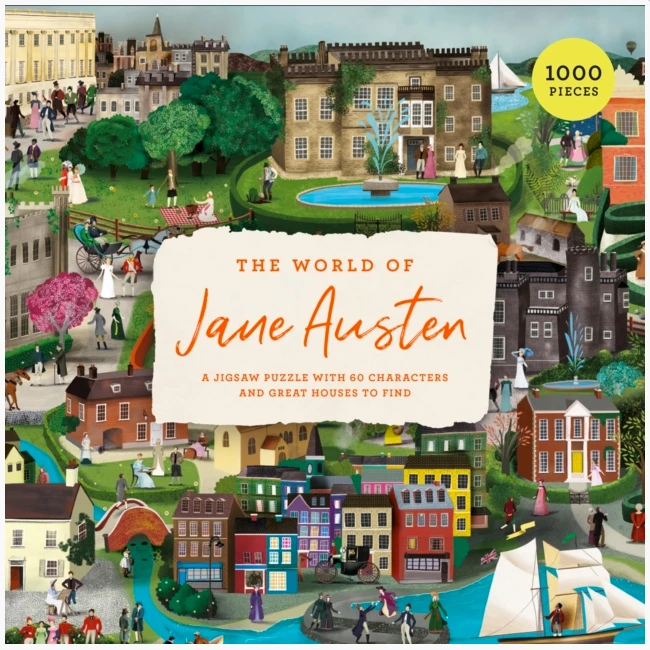 Laurence King The World Of Jane Austen 1000-Piece Jigsaw Puzzle 1 Laurence King The World Of Jane Austen 1000-Piece Jigsaw Puzzle