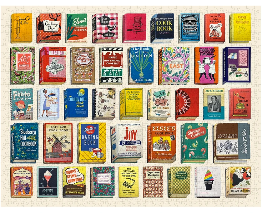 Macmillan Classic Cookbooks 1000-Piece Jigsaw Puzzle 2 Macmillan Classic Cookbooks 1000-Piece Jigsaw Puzzle - Image 2