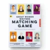 Kikkerland Great Women Writers Matching Memory Game