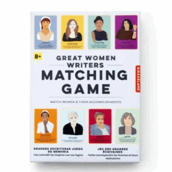 Kikkerland Great Women Writers Matching Memory Game