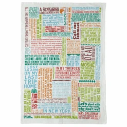 UPG First Lines Of Literature Tea Towel