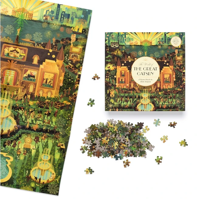 Laurence King The World Of The Great Gatsby 1000 Piece Jigsaw Puzzle 2 Laurence King The World Of The Great Gatsby 1000 Piece Jigsaw Puzzle - Image 2