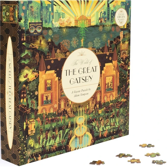 Laurence King The World Of The Great Gatsby 1000 Piece Jigsaw Puzzle 3 Laurence King The World Of The Great Gatsby 1000 Piece Jigsaw Puzzle - Image 3