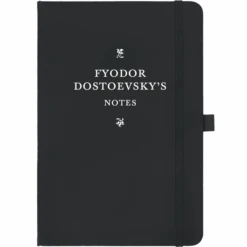 Personalised Personalised Notebook - Serif Font With Ornaments -Literary Gift Shop Serif with Ornaments black Fyodor