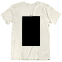 TLGC Epson Tristram Shandy Black Page T-shirt - Choice Of Shapes/Styles