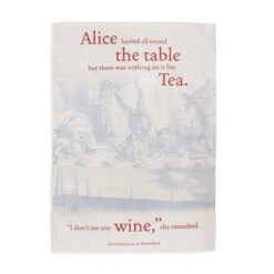 Half Moon Bay Alice In Wonderland Tea Towel
