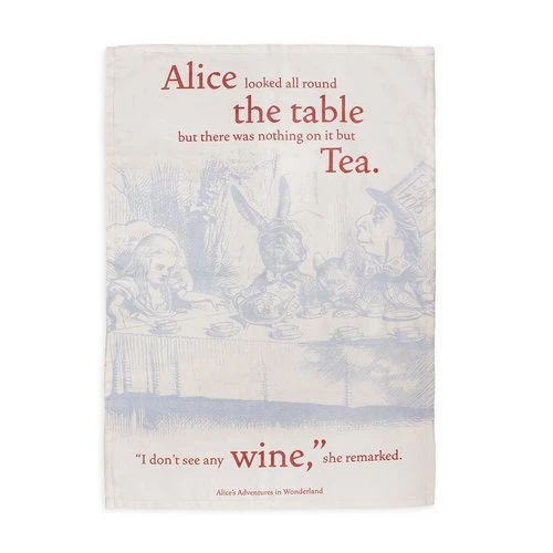 Half Moon Bay Alice In Wonderland Tea Towel 1 Half Moon Bay Alice In Wonderland Tea Towel