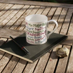 TLGC Teachers In Literature Mug -Literary Gift Shop Teachers mug lifestyle page