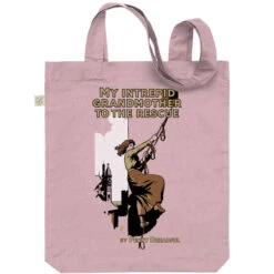 Personalised Personalised Book Cover Tote - Wild Rescue 10 Personalised Personalised Book Cover Tote - Wild Rescue -Literary Gift Shop Wall Rescue Pink