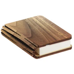 Gingko Book Light - Mini -Literary Gift Shop Walnut Mini Book Light 2