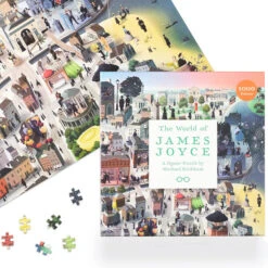 Hachette The World Of James Joyce 1000-Piece Jigsaw Puzzle -Literary Gift Shop WorldofjamesJoycepuzzleA