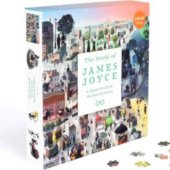 Hachette The World Of James Joyce 1000-Piece Jigsaw Puzzle -Literary Gift Shop WorldofjamesJoycepuzzleD