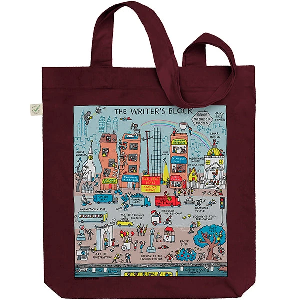 TLGC Epson Writer's Block - Grant Snider Tote Bag 1 TLGC Epson Writer's Block - Grant Snider Tote Bag