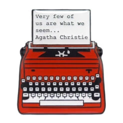 TLGC Agatha Christie Enamel Pin