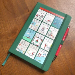 TLGC Mimaki The Attention Manifesto - Grant Snider Notebook And Pen -Literary Gift Shop attentionmanifestonotebookC