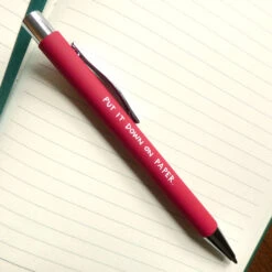 TLGC Mimaki The Attention Manifesto - Grant Snider Notebook And Pen -Literary Gift Shop attentionmanifestonotebookD